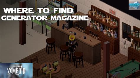 project zomboid how to find generator magazine.